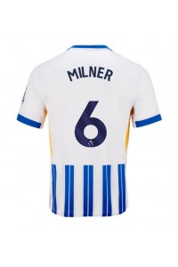 Brighton James Milner #6 Voetbaltruitje Thuis tenue 2024-25 Korte Mouw